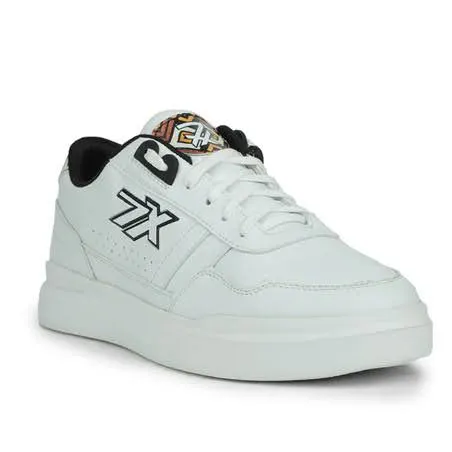 stylish white sneakers