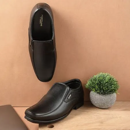 black non lacing formal shoes