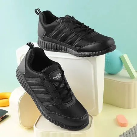 black uniform shoes